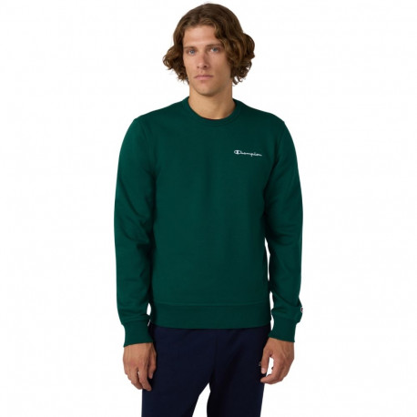 Bluza męska Champion Crewneck Sweatshirt zielona 221792 GS584 L