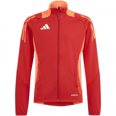 Bluza dla dzieci adidas Tiro 24 Competition Training czerwono-pomarańczowa IR5500 152cm