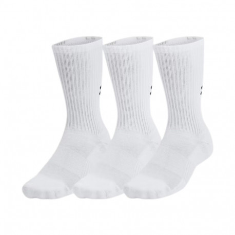 Skarpety Under Armour TC 3pk Crew białe 1386311 100 L