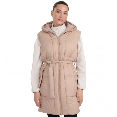 Kamizelka damska 4F F221 beżowa 4FWAW25TVJAF221 083S 2XL