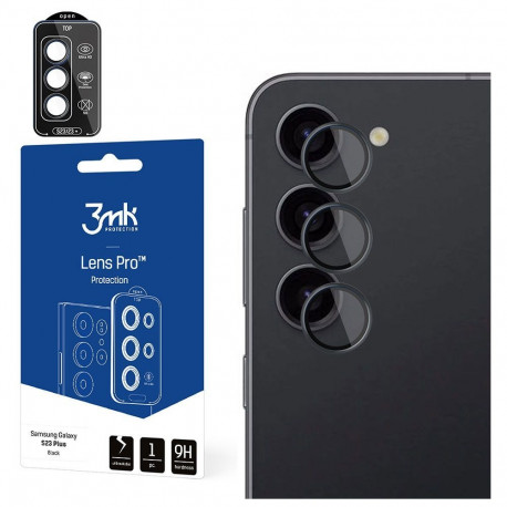3mk telefonikaamera kaitseklaas Samsung Galaxy S23, must