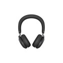 JABRA Evolve2 75 on-ear Bluetooth juhtmevaba aktiivse mürasummutusega USB-A mürasummutav must optime