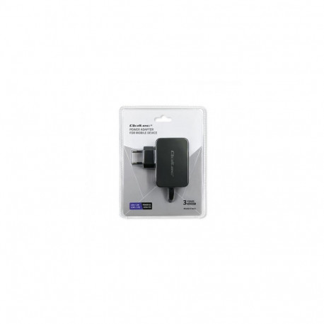 Power Adapter - Qoltec 51024 Charger | 65W | 5-20V | 3-3.25A | USB Type C | PD | Black