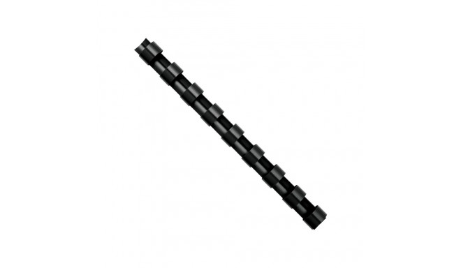 Köitespiraalid Fellowes, 22mm, must, 100 tk