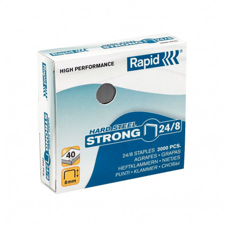 Klambrid Rapid Strong 24/8, vask, 2000tk