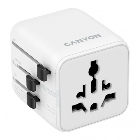 CANYON Travel Adapter OnTour One EU/UK/US/AUS White