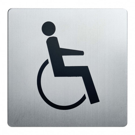 Invatualettruumi tähistus - kleebitav infosilt 90x90mm