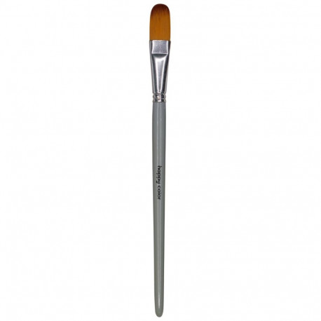 Sünteetiliste harjastega filbert pintsel - eri suuruses