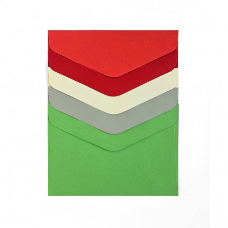 Ümbrik Smooth Red&Green MIX C6 - 10tk