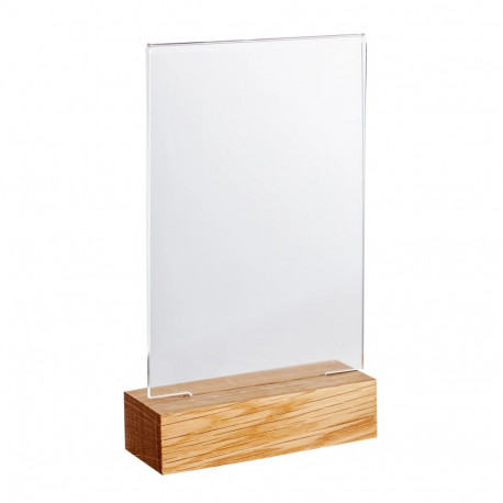 Puidust alusega trükisehoidja A5/A6 - tamm