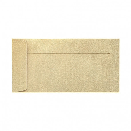 Metallik ümbrik Pearl Gold DL, 10tk - avatav küljelt