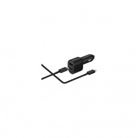 Samsung autolaadija USB-C 45W/USB 15W, must