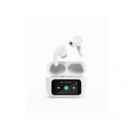Gembird HEADSET BLUETOOTH/WHITE TWS-LCD-ANC-01-W