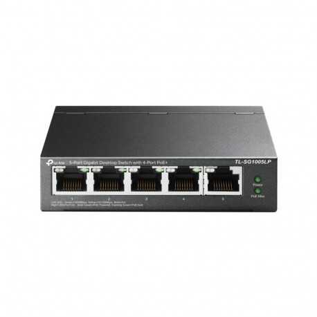 TP-Link Switch TL-SG1005LP Unmanaged, Desktop, 10/100/1000 Mbit/s, Ethernet LAN (RJ-45) ports 5, PoE