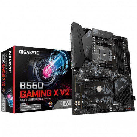 Gigabyte Mainboard||AMD B550|SAM4|ATX|Memory DDR4|Memory slots 4|3xPCI-Express 3.0 1x|1xPCI-Express 