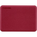 Toshiba Canvio Advance HDTCA10ER3AA 1000 GB, 2.5 ", USB 3.2 Gen1, Red
