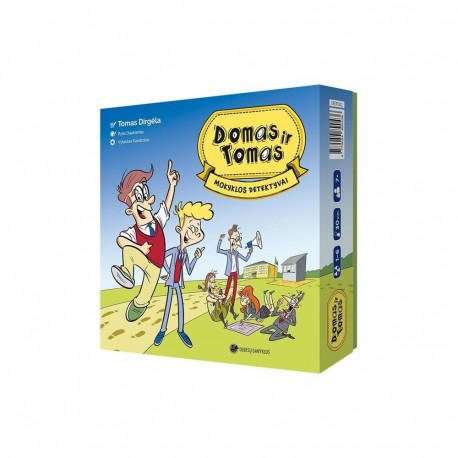 BOARD GAME DOM AND TOM SCHOOL DETECTIVES