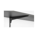 SINGLE BRACKET 350 MM BLACK
