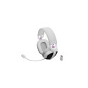 HEADSET FURY FUKIYA F6 WITH MICROPHONE WIRELESS WHITE