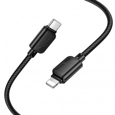 Cable USB C to Lightning Hoco PD 27W 1 m X113 black