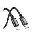 Cable USB C to Lightning Hoco PD 27W 2 m X89 black