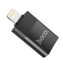 Adapter OTG USB A to Lightning Hoco UA17 black