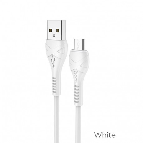 Cable USB A to Micro USB Hoco 1 m X37 white