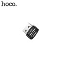 Adapter OTG USB A to USB C Hoco UA6 black