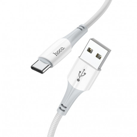 Cable USB A to USB C Hoco 3A 1 m X70 white