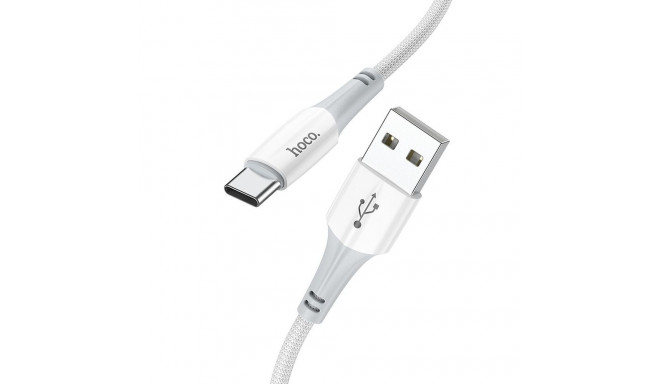 Cable USB A to USB C Hoco 3A 1 m X70 white