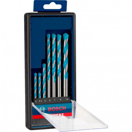 Bosch Expert CYL-9 MultiConstruction drill set, 7 pieces ( 5 / 5.5 / 6 / 7 / 8 / 10mm)