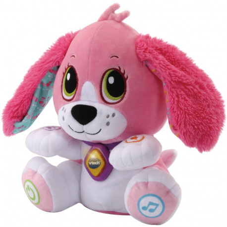 VTech Talk to Me Puppy Cuddly Toy (Pink)