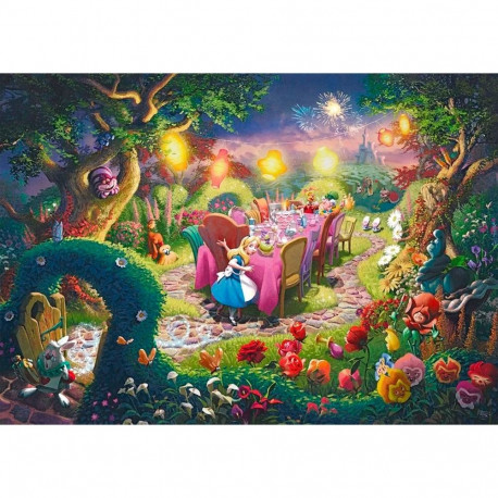 Schmidt Spiele Thomas Kinkade Studios: Disney Dreams Collection - Alice in Wonderland, Mad Hatter's 