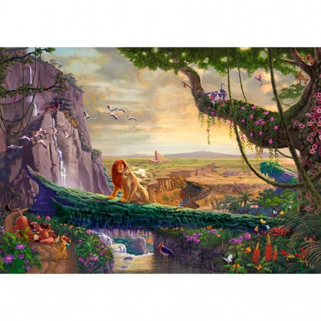 Schmidt Spiele Thomas Kinkade Studios: Disney Dreams Collection - The Lion King, Return to Pride Roc