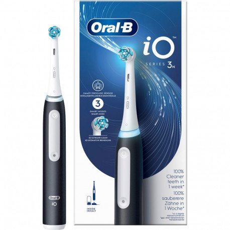 Oral-B iO Series 3, Elektrische Zahnbürste (schwarz, Matt Black)