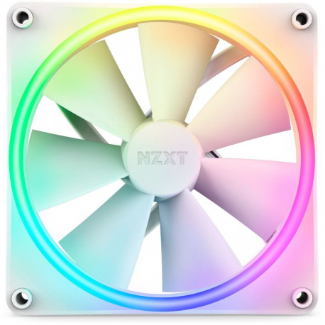 F140 RGB DUO Single 140x140x25 (weiß, Einzellüfter, ohne Controller, 140 mm)