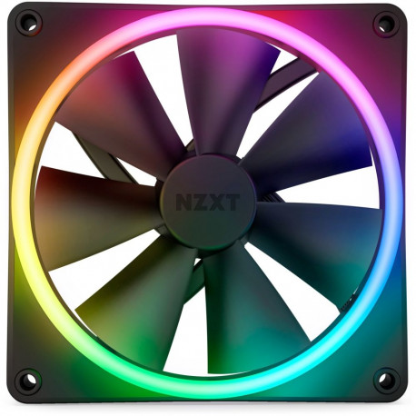 F140 RGB DUO Single 140x140x25 (schwarz, Einzellüfter, ohne Controller, 140 mm)