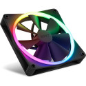 NZXT F140 RGB DUO Twin 140x140x25, case fan (black, pack of 2, incl. RGB controller)