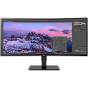 LG 35BN77CP-B, gaming monitor - 35 - black/silver, curved, HDMI, DisplayPort, USB-C, Free-Sync, 100H