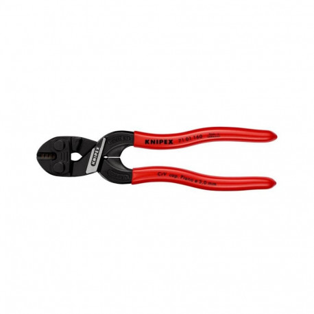 KNIPEX compact bolt cutter CoBolt S 71 01 160, cutting pliers (red, length 160mm)