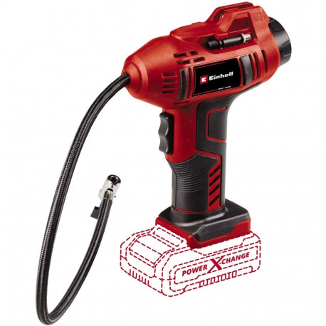 Power X-Change Akku-Autokompressor CE-CC 18 Li-Solo, 18Volt (rot/schwarz, ohne Akku und Ladegerät)