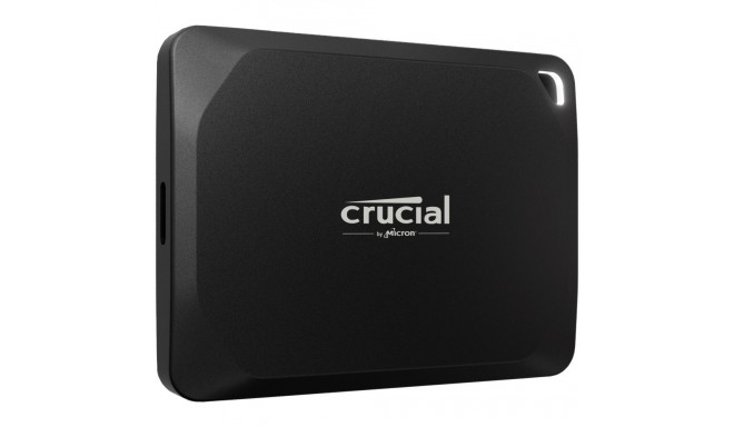 Crucial X10 Pro Portable SSD 4 TB, External SSD (black (matt), USB-C 3.2 Gen 2x2 (20 Gbit/s))