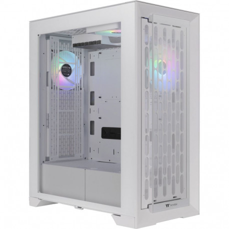 CTE korpus T500 TG ARGB Snow karastatud klaas, valge