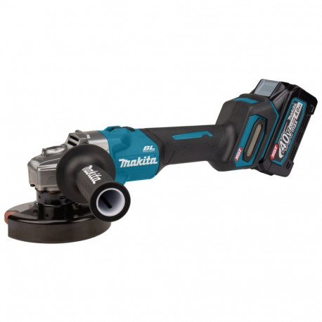 Akku-Winkelschleifer GA008GM201 XGT, 40Volt (blau/schwarz, 2x Li-Ion XGT Akku 4,0Ah, MAKPAC Gr.4)