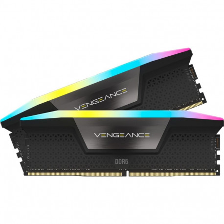 DIMM 64 GB DDR5-6000 (2x 32 GB) Dual-Kit (schwarz, CMH64GX5M2B6000C30, Vengeance RGB, INTEL XMP)