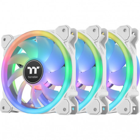 SWAFAN 14 RGB Radiator Fan TT Premium Edition White (3-Fan Pack) (weiß, 3er Pack, inkl. Controller, 
