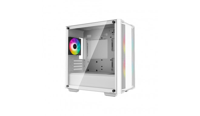 DeepCool CC360 WH ARGB, tower case (white, tempered glass)