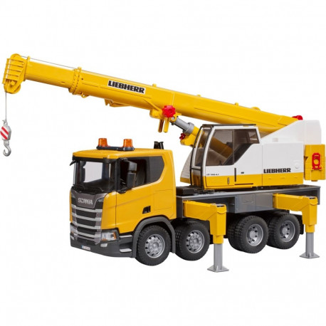 Scania kraanauto Super 560R Liebherr kraan, valgus- ja helimoodul
