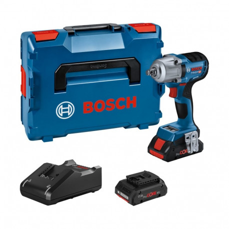 Bosch cordless impact wrench GDS 18V-450 HC Professional, 18V (blue/black, 2x Li-Ion battery ProCORE