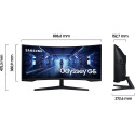 SAMSUNG Odyssey G5 C34G55TWWP, gaming monitor (86 cm (34 inches), black, UWQHD, AMD Free-Sync, curve